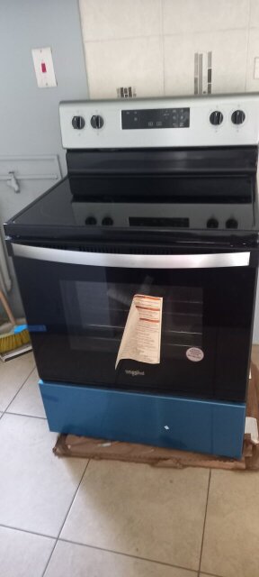 Whirlpool Electric Stove 4 Burner