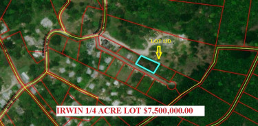 IRWIN 1/4 ACRE LOT $7.5 MILLION