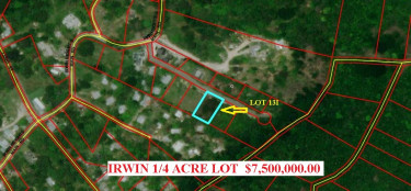 IRWIN 1/4 ACRE LOT $7,500,000