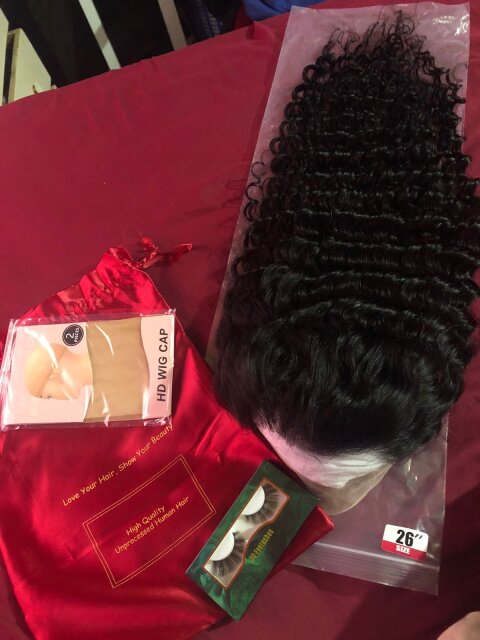 13 X 4 HD Lace 26 Inch Deep Wave