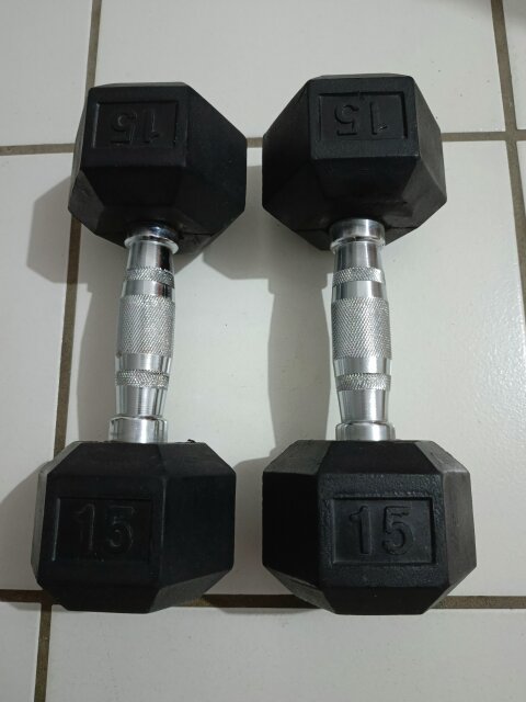 Pair 15LB Dumbbells