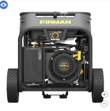 Firman 7500W Running, Gasoline Or Gas Generator