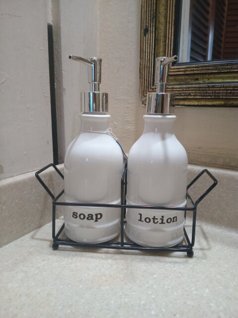 Ceramic Soap & Lotion Dispenser