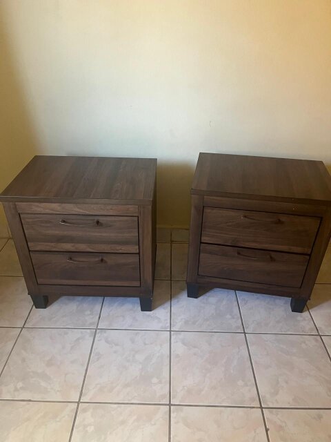 Chest Of Drawer And Two (2) Matching Nightstand