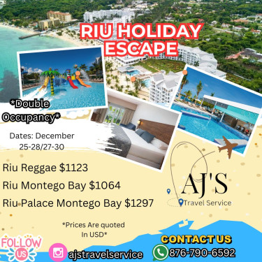 Riu December Deals 