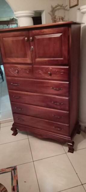 New 6 Drawer Cedar Chest Of Drawers With Cupboard