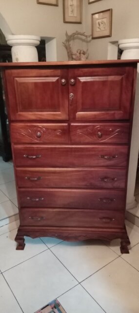 New 6 Drawer Cedar Chest Of Drawers With Cupboard