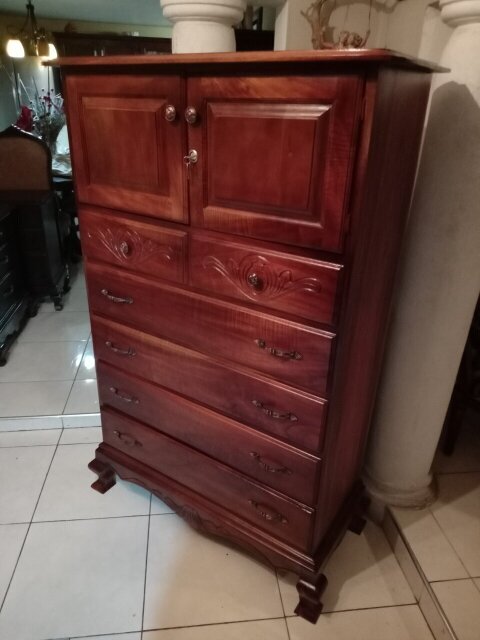 New 6 Drawer Cedar Chest Of Drawers With Cupboard