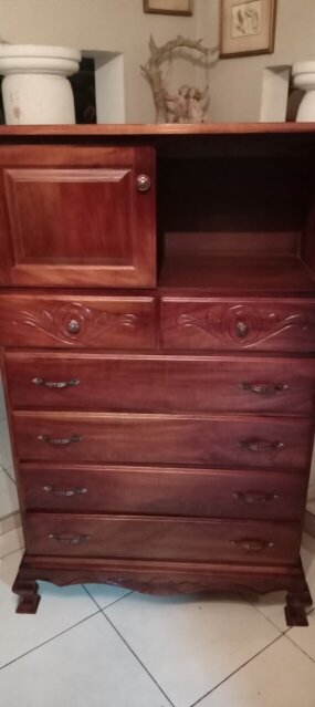 New 6 Drawer Cedar Chest Of Drawers With Cupboard