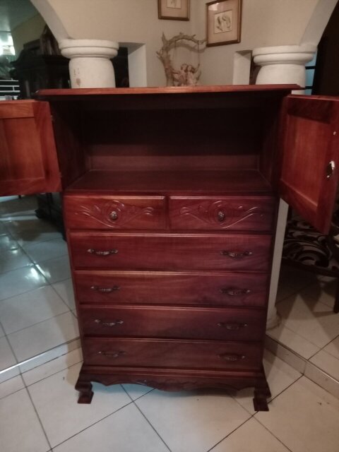 New 6 Drawer Cedar Chest Of Drawers With Cupboard