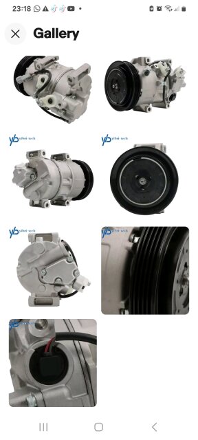 New Toyota Carolla Ac Compressor