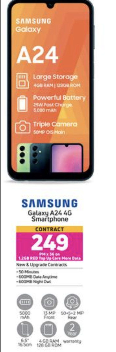 Samsung Galaxy A24 New