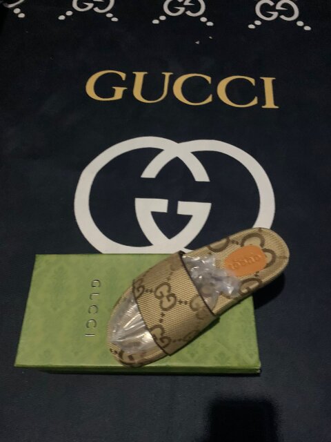 Gucci Maxi GG Canvas Slide Sanda 