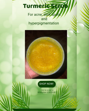 Turmeric  Face And Body Scrub