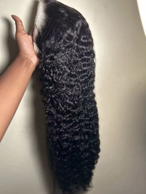 30inch Deep Wave Lace Frontal Human Hair Wig