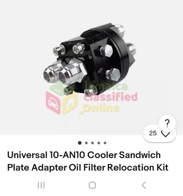 Universal AN 10 Oil Cooler Relocation Kit