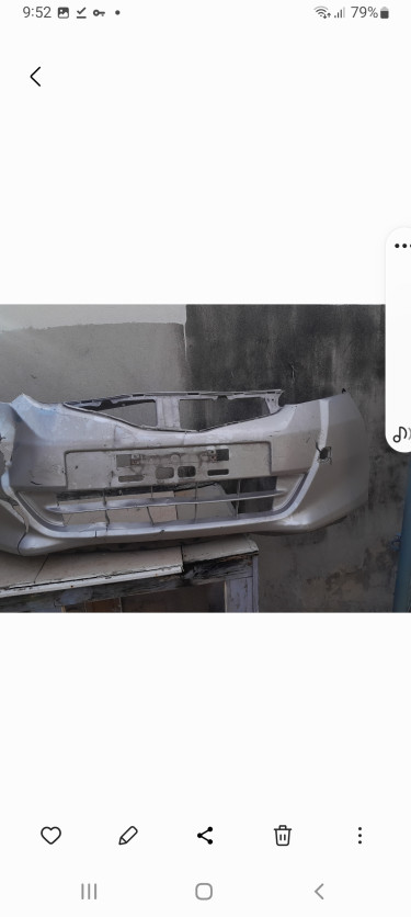 Damaged Bumper& Bonnet For Sale