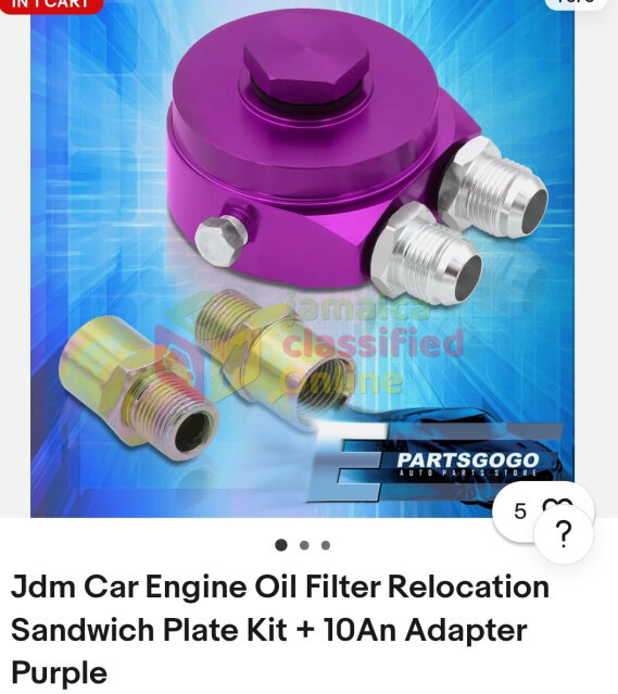 Oil Cooler Relocation Kit