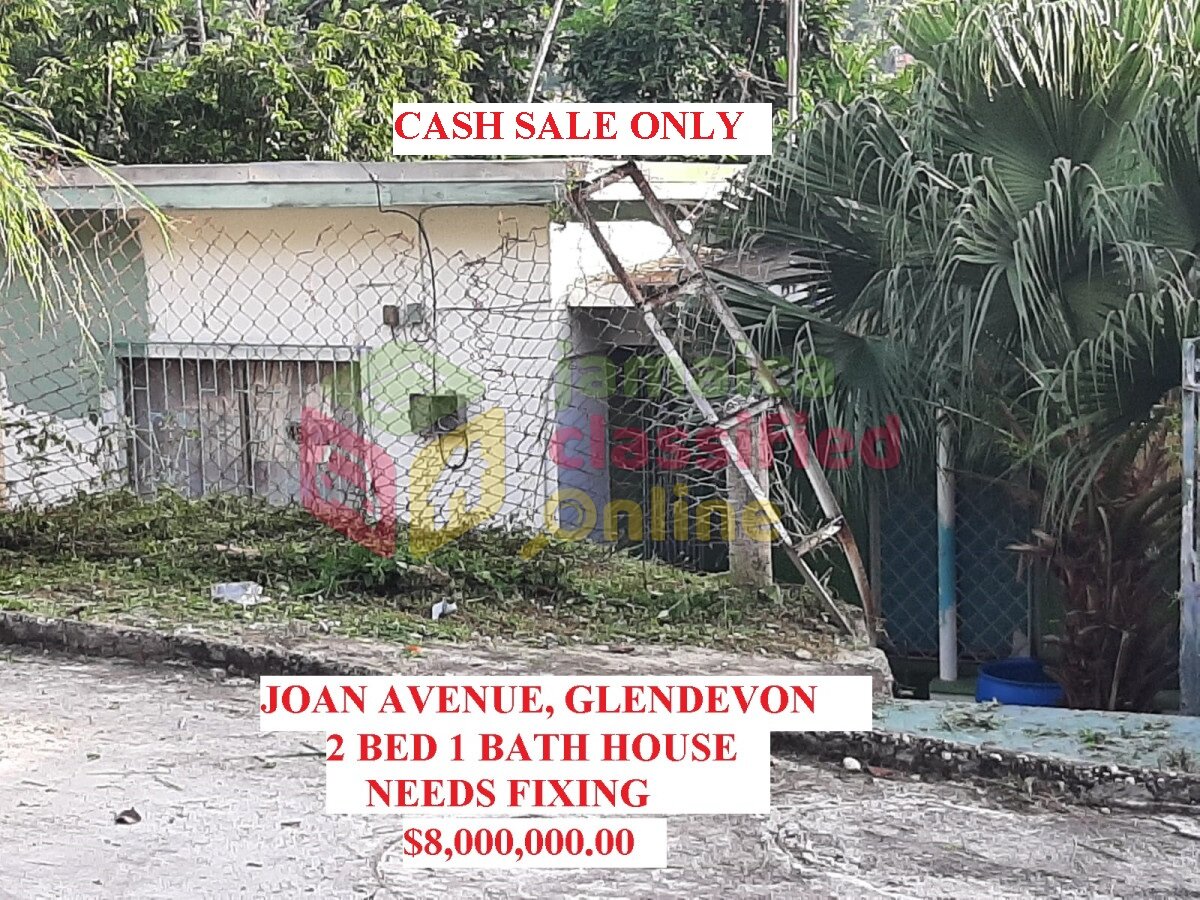 2 Bedroom 1 Bathroom Joan Avenue Needs Repair