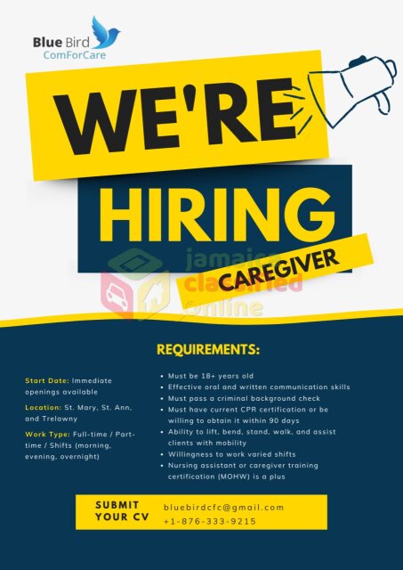 Live-in P/N Or Geriatric Caregiver