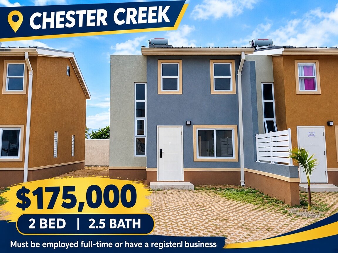 CHESTER CREEK 2 Bedrooms 2.5 Baths JMD 175K