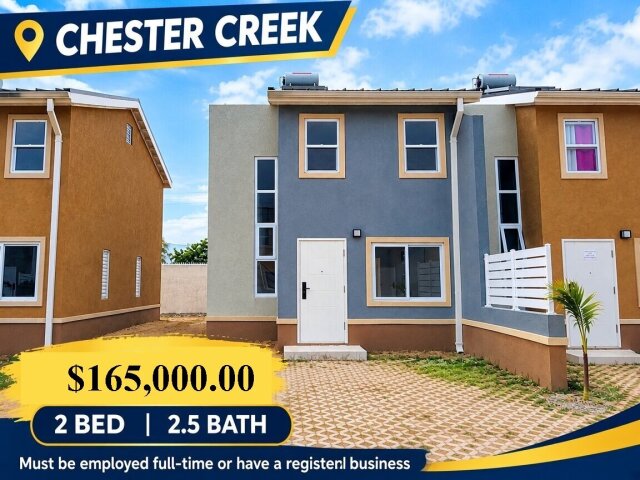 CHESTER CREEK 2 Bedrooms 2.5 Baths JMD 165K