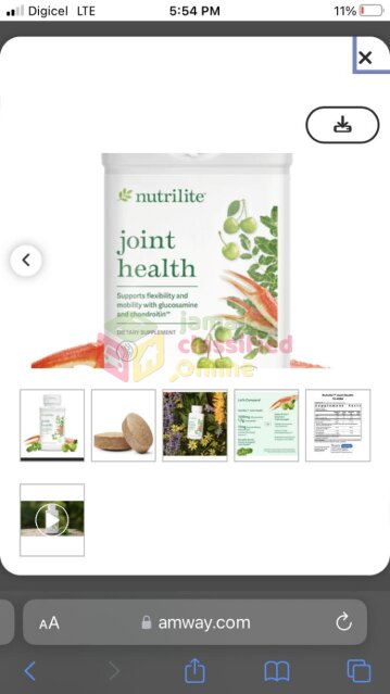 Nutrilite Joint Health Organic 30 Day Supply