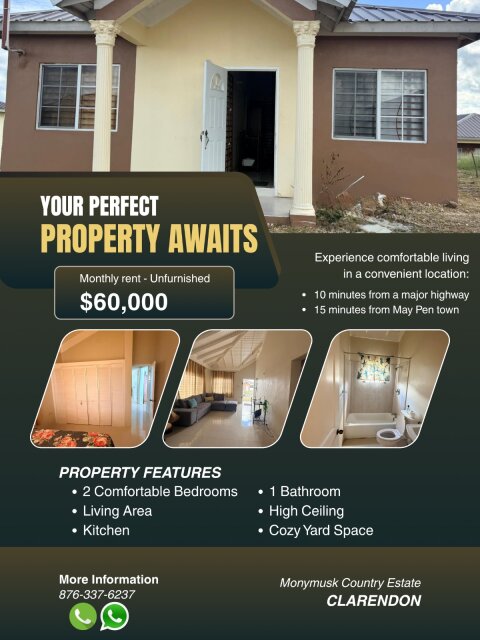 2 Bedroom 1 Bathroom Cozy Home