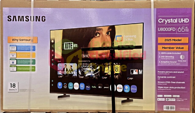 New 65 Inch 4K TV