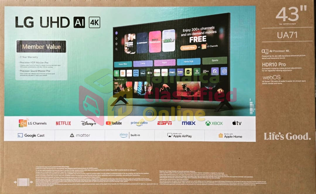 New 43 Inch LG TV