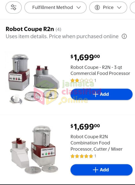 R2N Robot Coupe Commercial Food Processor