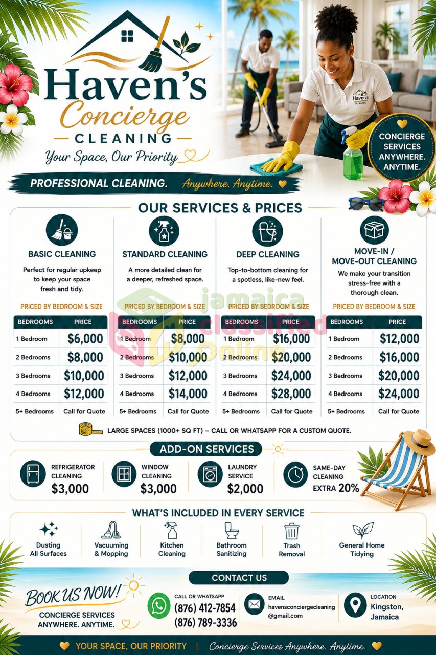 Haven's Concierge Cleaning