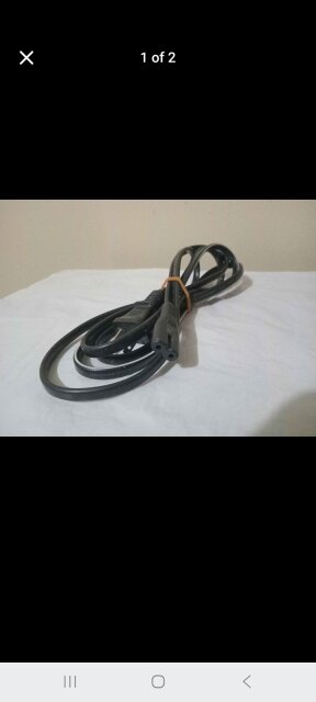 Two Prong AC Power Cord