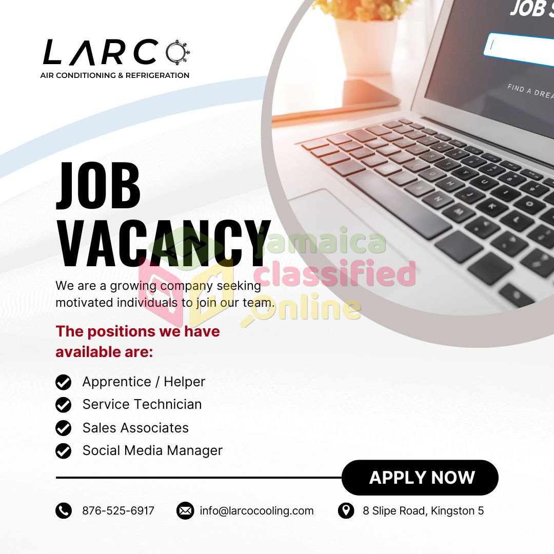 WE’RE HIRING – LARCO 