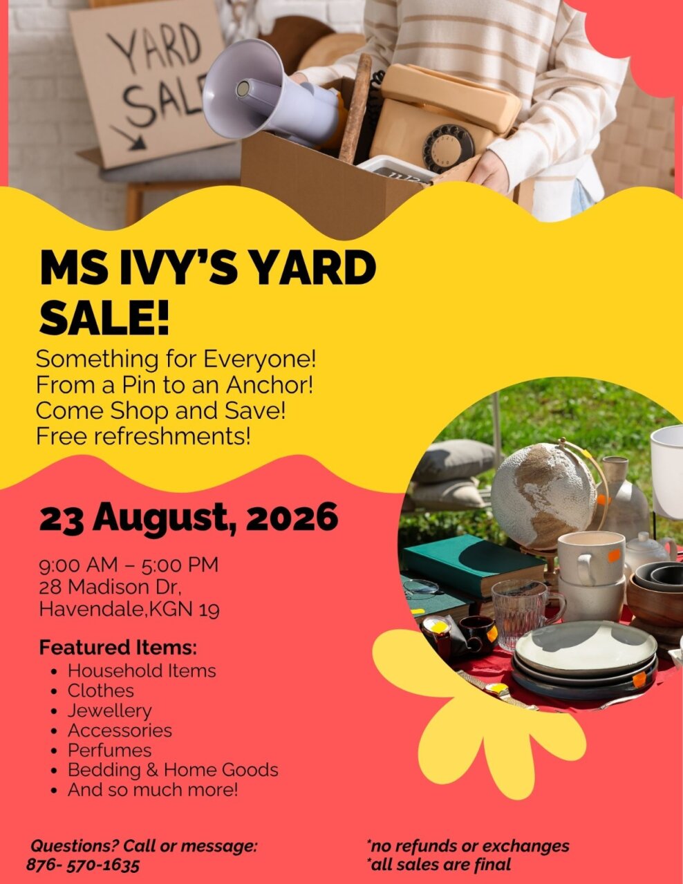 Ms.Ivy's Massive Yard Sale