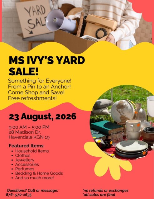 Ms.Ivy's Massive Yard Sale