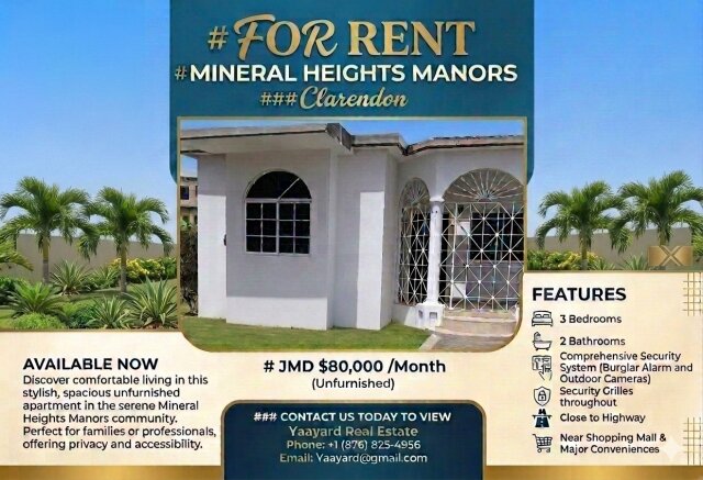 Spacious 3 Bedrooms Apartment in Mineral Heights