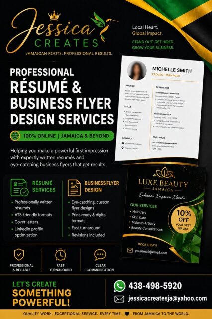 PROFESSIONAL RESUME And BUSINESS FLYER DESIGN