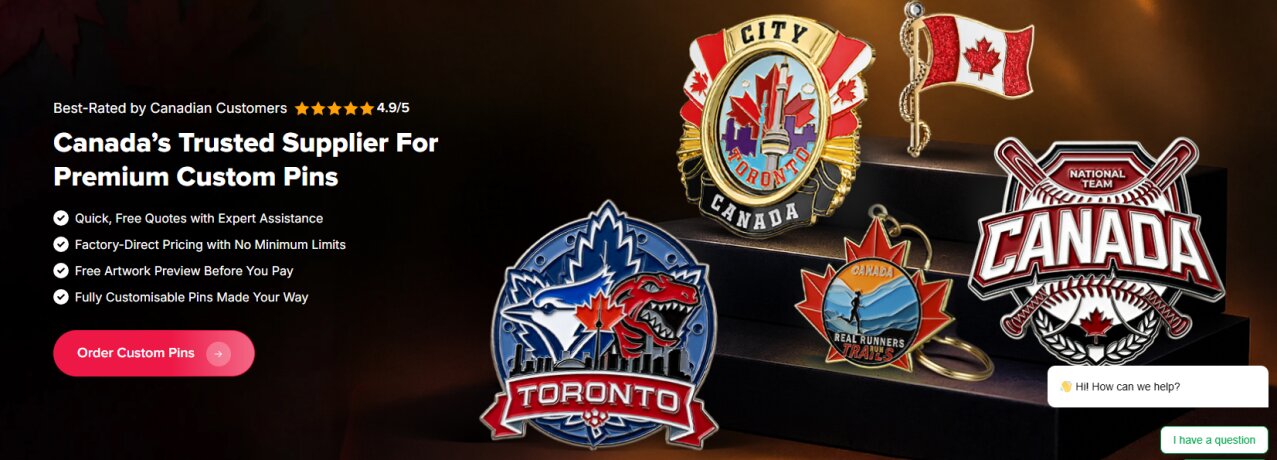 Best Customised Enamel Pins In Canada