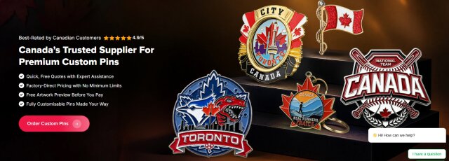 Best Customised Enamel Pins In Canada