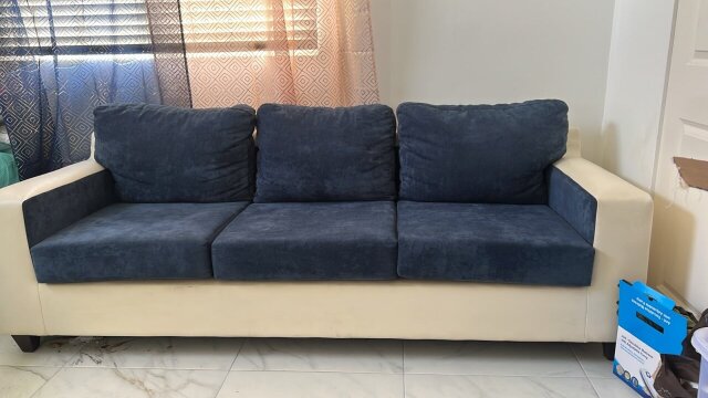 Sofa For Sale (Two Toned) -- 20K OBO With Ottoman