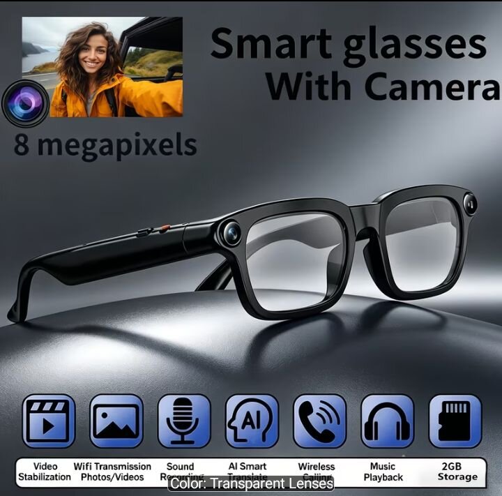 Ai Smart Camera Glasses