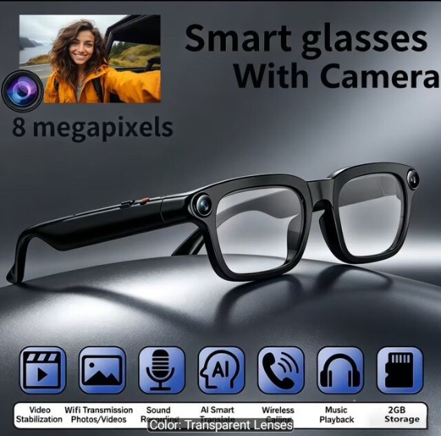Ai Smart Camera Glasses