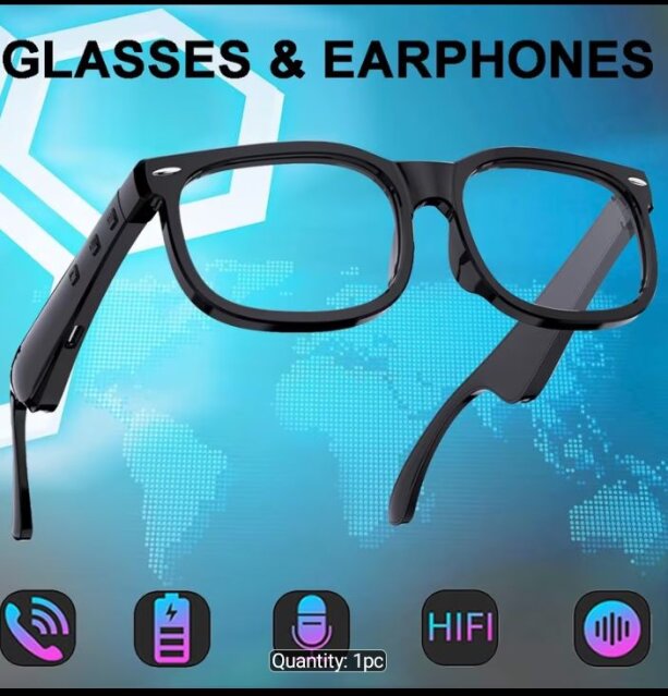 Music Glasses Wireless Hands Free Take Calls