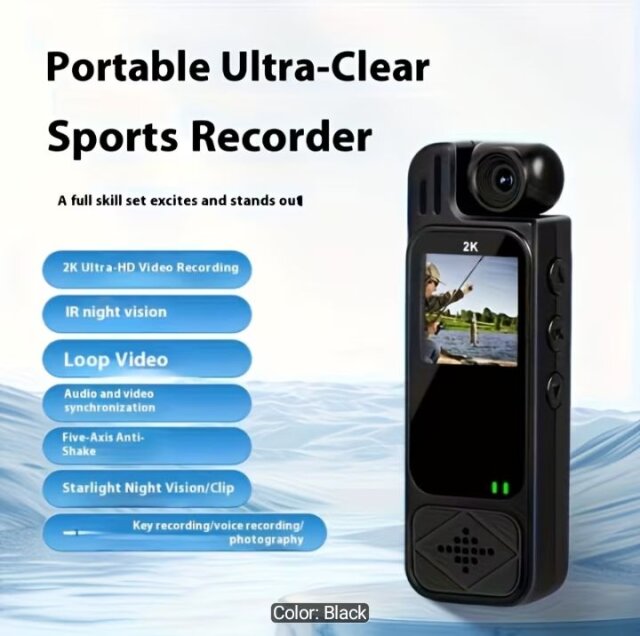 Body Cam Sports Recorder 1080 Hd