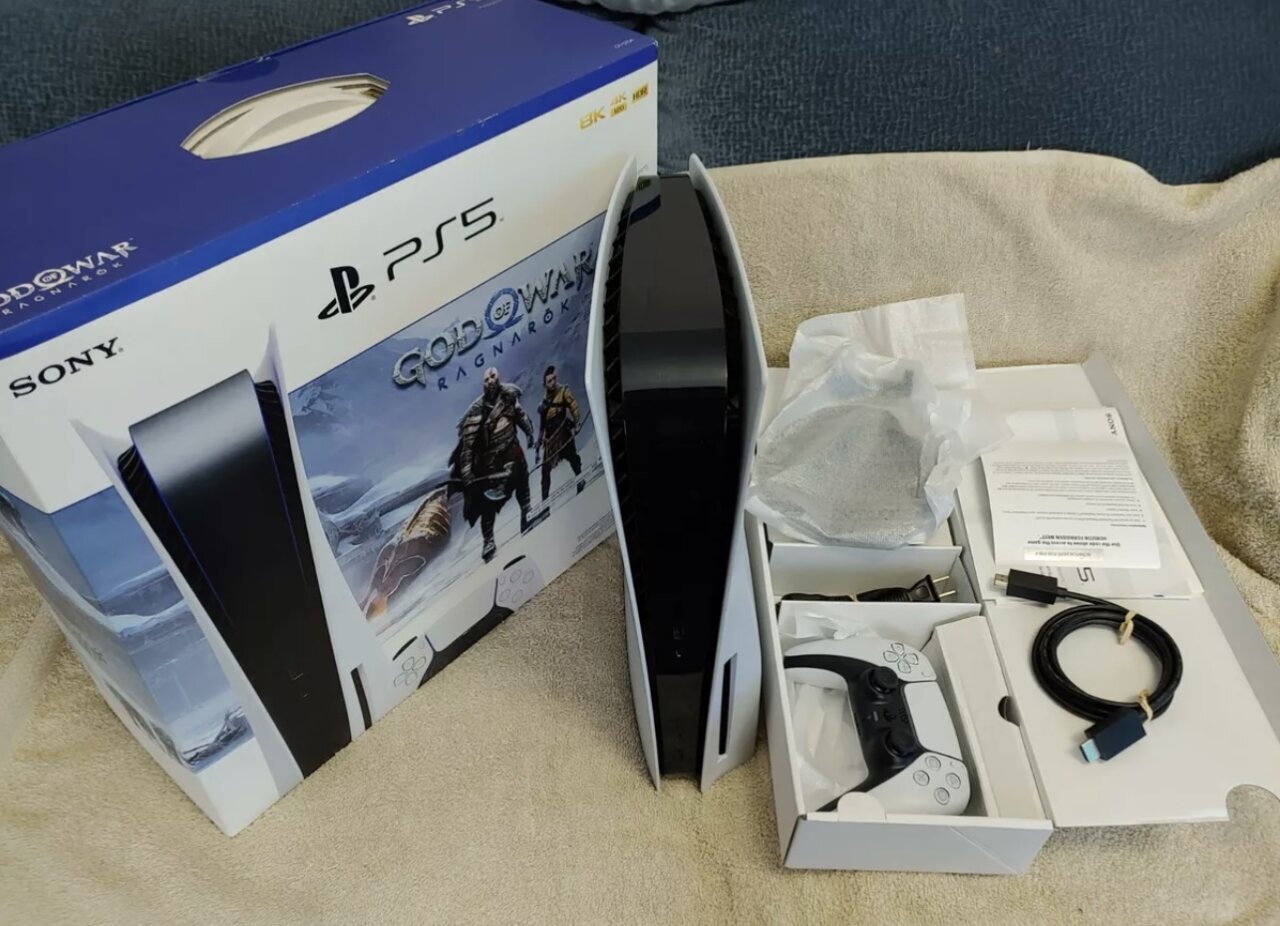 Sony PlayStation 5 Slim Disc PS5 1TB White