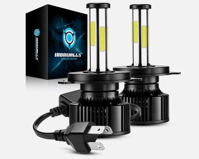 6-sides H4 9003 LED Headlight Bulb