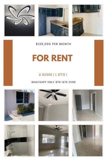 Beautifully Renovated 2 Bedrooms In Portmore