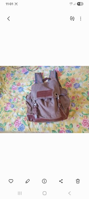 Vintage-Style Canvas Rucksack