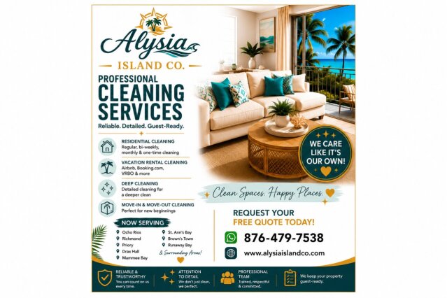 Professional Cleaning Services In Ocho Rios & St.